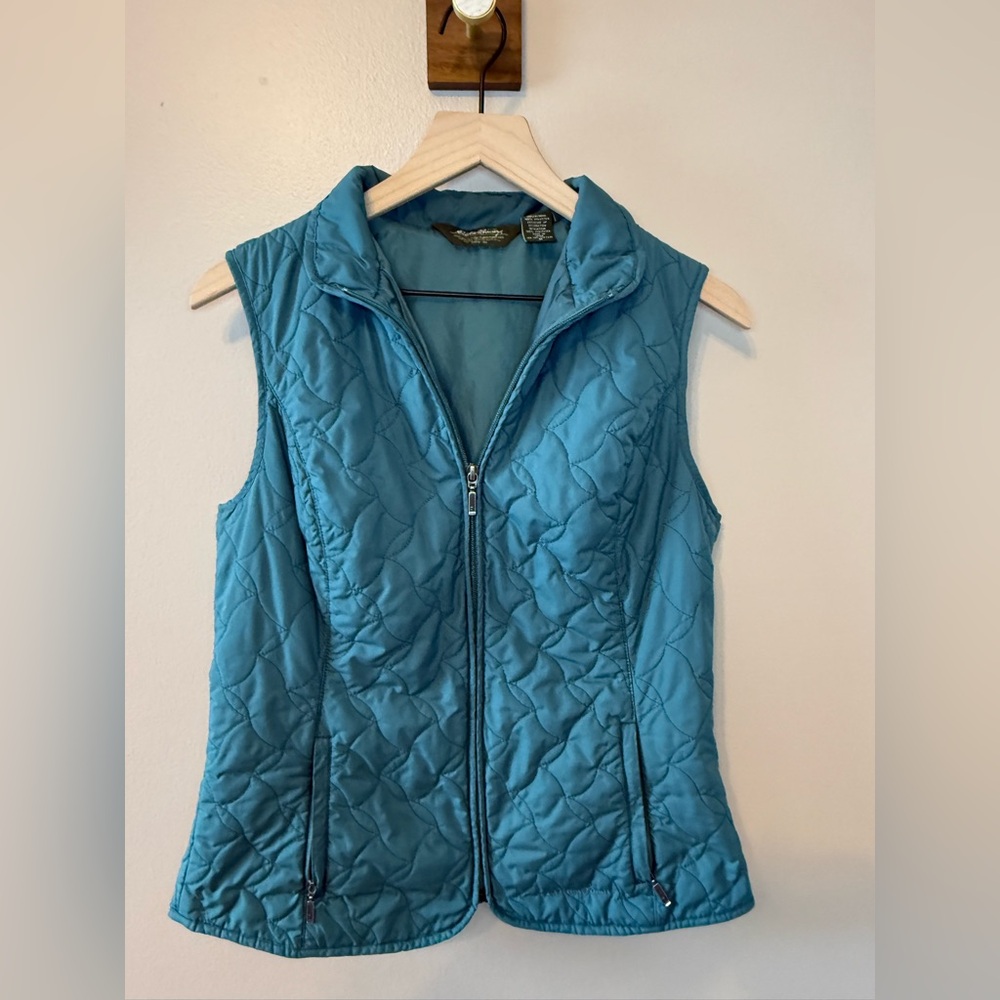 Eddie Bauer Blue Quilted Vest
